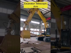 Excavadora telescópica de brazo largo de 25 m