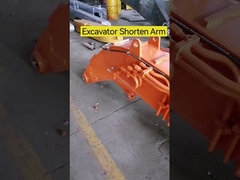 Hitachi 135 Excavadora Arm acortado Boom acortado para excavadoras Brazo telescópico Brazo de largo alcance