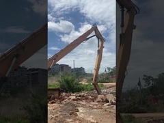 Comentarios de los Clientes: Trabajos de Demolición Excavadoras Brazo de Largo Alcance Pluma de Largo Alcance