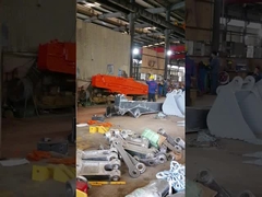 Excavadora de largo alcance de 10M 12M 16M, brazo telescópico, pluma telescópica, Q355B hidráulica