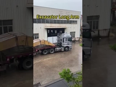 Cuatro conjuntos de excavadora brazo largo boom largo alcance excavadora boom excavadora larga