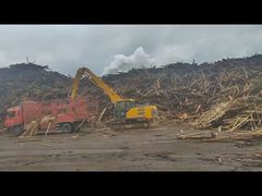 Arma de demolición de excavadora con agarre de madera Excavadora de largo alcance Arma de excavadora de largo brazo