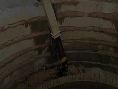 Excavadora ajustable con brazo telescópico de agarre con brazo telescópico de dos secciones