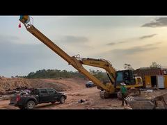 Brazo telescópico para excavadora Excavadora telescópico Boom Q355B 8m-16m Profundidad de excavación