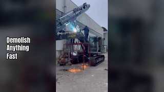 Martillo hidráulico de alta resistencia, potente herramienta de demolición para miniexcavadoras de 0,5-10T