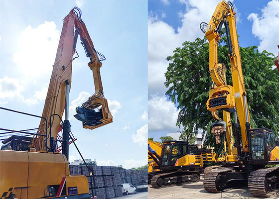 20 toneladas 30 toneladas 85 toneladas de excavadora pilas de conducción brazo de acoplamiento pilas Boom