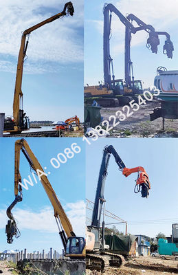 Construcción Arma de empilado hidráulico para excavadoras 20-85T Cat Hitachi Komatsu