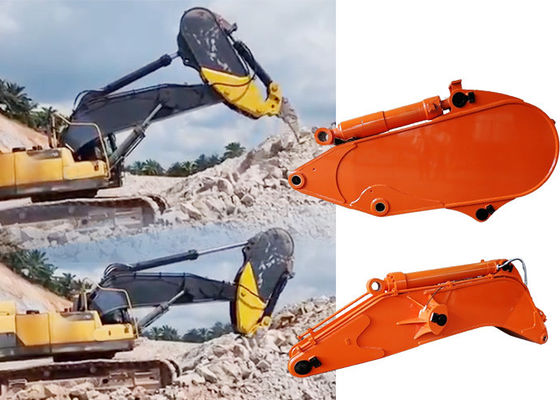 Excavadora de alta eficacia Excavadora de roca Brazo del boom de la conexión Amarillo Color rojo
