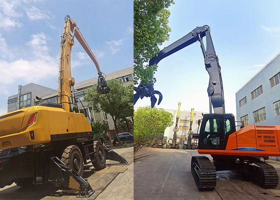 El equipo de manipulación de material de chatarra de metal es el brazo de excavadora Q355B