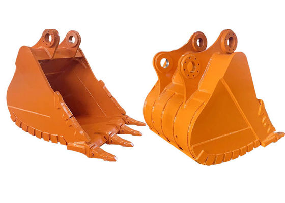 2 Cbm Excavadora de roca cubo Q355B triturador de rocas cubo para excavadora