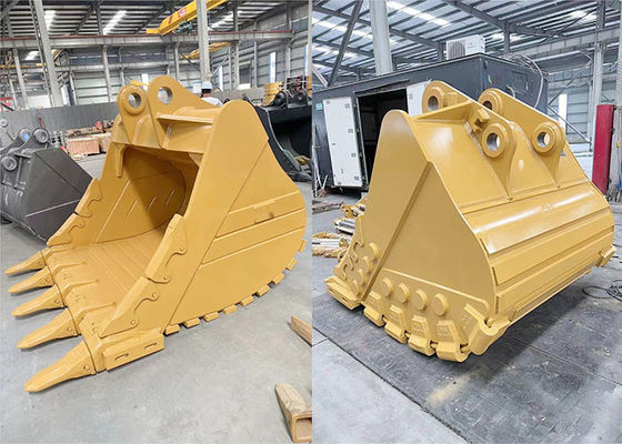 2 Cbm Excavadora de roca cubo Q355B triturador de rocas cubo para excavadora