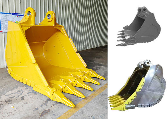 2 Cbm Excavadora de roca cubo Q355B triturador de rocas cubo para excavadora