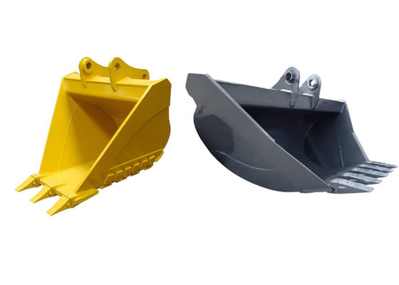 Cucharas de excavadora trapezoide de color personalizado para gatos Hitachi Komatsu excavar zanjas
