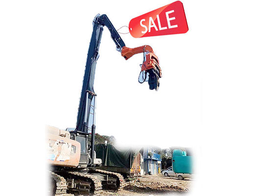 24 metros de excavadora, brazo de conducción, boom de largo alcance para una excavadora de 65 toneladas