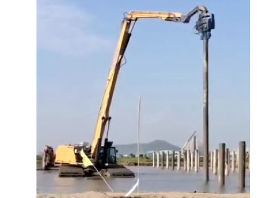 Brazo de hincado de pilotes para excavadora Q355B, pilotes de cemento, pilotes de acero para
