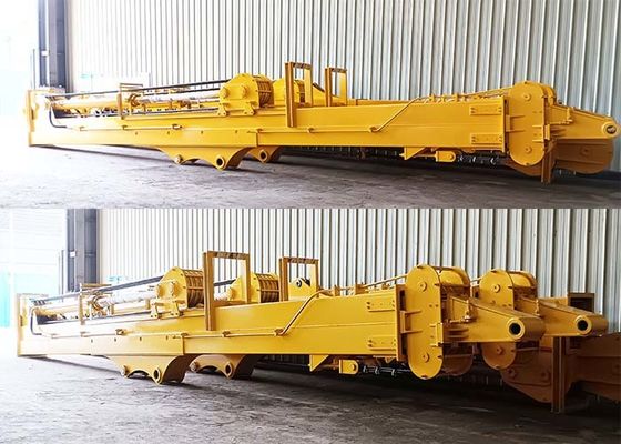 30m 35m Largo alcance Clamshell Telescópico Brazo Excavadora de tres secciones Brazo de caza