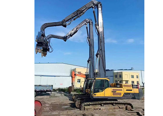 OEM Excavadora de 20-85 toneladas Brazo de pila hidráulico con ángulo máximo de pila de 160 grados