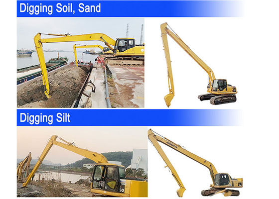 0.4 Cbm Excavadora de largo alcance con cilindro de cubo Shaogang Q355B