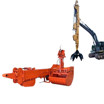 BS900E Brazo telescópico montado en excavadora con 3 secciones para excavar el sótano profundo