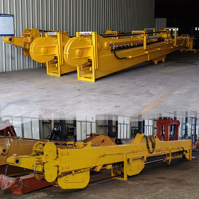 BS900E Brazo telescópico montado en excavadora con 3 secciones para excavar el sótano profundo