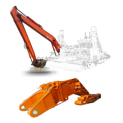 Brazo de extensión de boom de largo alcance de excavadora personalizada para proyectos de alto alcance ZX1200