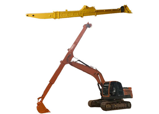 Q690D HG785 Excavadora de largo alcance Brazo telescópico con pozo de base de excavación de cubos