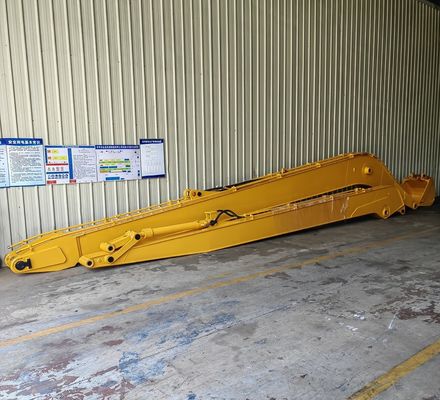 Pluma de largo alcance para excavadora resistente y duradera