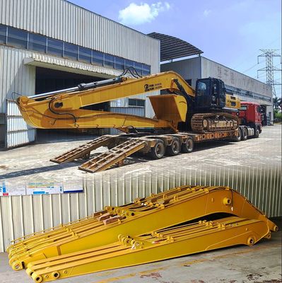 Excavadora de largo alcance para trabajos de dragado utiliza material Q355B