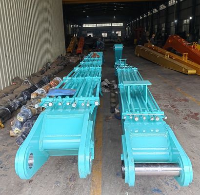 Brazo de demolición de 2 secciones de 18 metros para excavadora duradera de 20-45 toneladas para trabajos de demolición de edificios, accesorio para excavadora Q355B