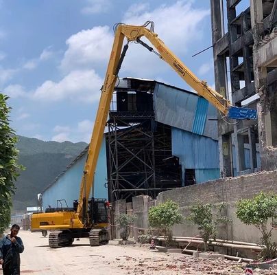 Excavadoras de alta capacidad para la demolición de edificios