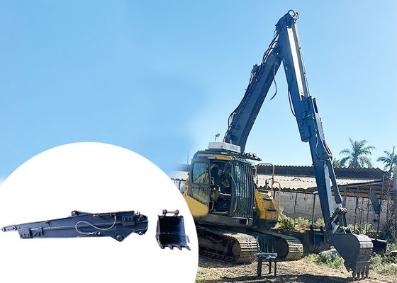 Profundidad de excavación de 10 m Excavadora Telescópica Brazo de Boom Diseño de doble límite