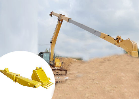 Q690D HG785 Excavadora de largo alcance Brazo telescópico con pozo de base de excavación de cubos