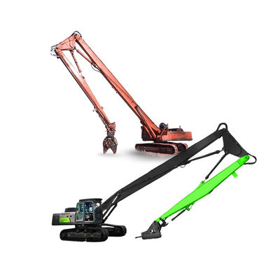Tres piezas de telescopio de demolición, Q355B Q690D de la demolición de la excavadora brazo
