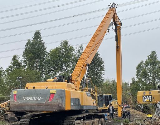 Tres piezas de telescopio de demolición, Q355B Q690D de la demolición de la excavadora brazo
