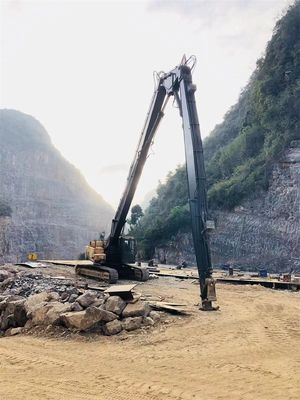 Tres piezas de telescopio de demolición, Q355B Q690D de la demolición de la excavadora brazo