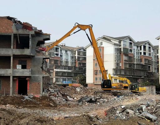 Excavadora de demolición de largo alcance de 6-8 toneladas para la demolición de edificios