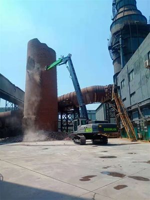 El brazo del arco hidráulico de largo alcance personalizado para la excavadora de demolición de alto alcance