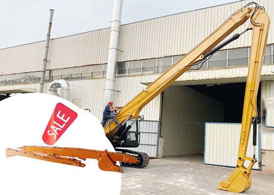 Excavadora de demolición de alto alcance Boom y brazo con rompehielos