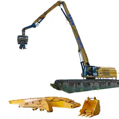 OEM 20-85ton Excavadora de pila de brazo de conducción, Vibración hidráulica de pila de conducción brazo
