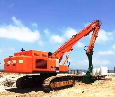 Q355B Material de largo alcance del brazo del arpo para el conductor de pila vibratorio de la excavadora
