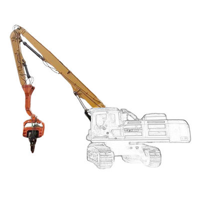 20 toneladas-85 toneladas de excavadora pillo conductor brazo boom para gato Hitachi Komatsu pila brazo pila boom para excavadora