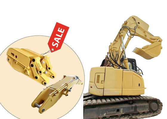 Equipo de construcción Excavadora de túnel brazo de corto alcance Boom con cubo / rotor