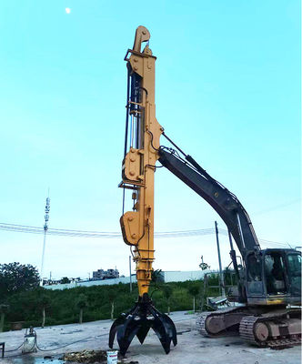 Excavadora de trabajo pesado brazo extensible, largo alcance telescópico Boom para excavación