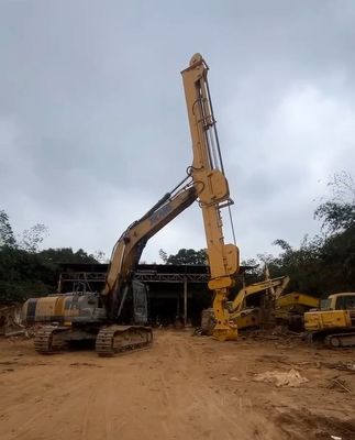 Excavadora de trabajo pesado brazo extensible, largo alcance telescópico Boom para excavación