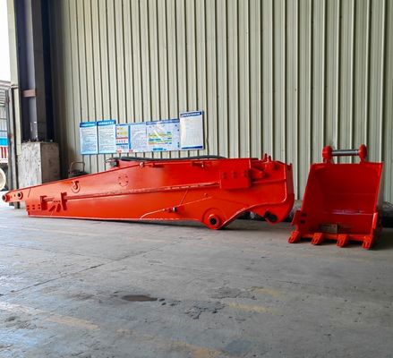 Q355B Brazo de extensión de excavadora Boom telescópico Brazo de deslizamiento hidráulico para pozos profundos