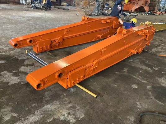 Q355B Brazo telescópico deslizante de largo alcance 8-12m para excavadora hidráulica Hitachi