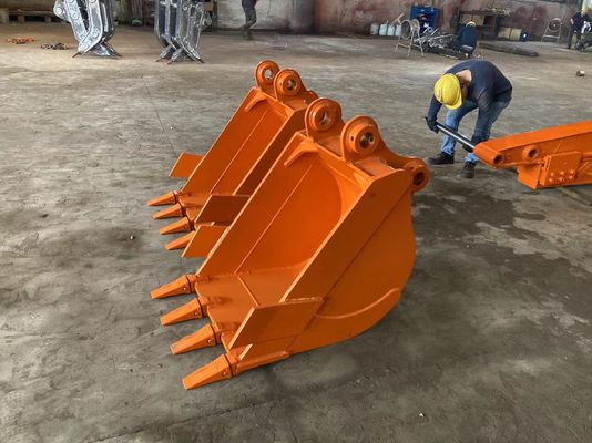 Q355B Brazo telescópico deslizante de largo alcance 8-12m para excavadora hidráulica Hitachi