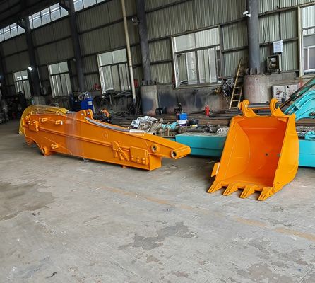 Q355B Brazo telescópico deslizante de largo alcance 8-12m para excavadora hidráulica Hitachi