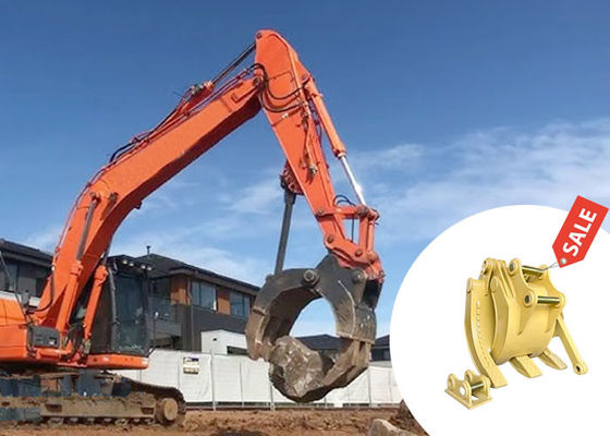 Alta eficacia excavadora Mecánica agarre resistente al desgaste Color personalizado