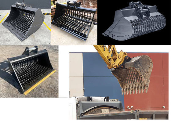 1 tonelada 0.5cbm Excavadora para trabajos de construcción Cubo esqueleto para gatos Hitachi Komatsu